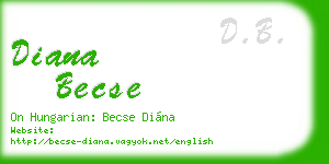diana becse business card