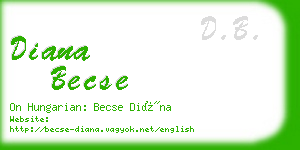 diana becse business card